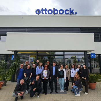Студенти от ХТМУ посетиха производствената база на фирма „Ottobock Manufacturing Bulgaria“ EOOD в Благоевград
